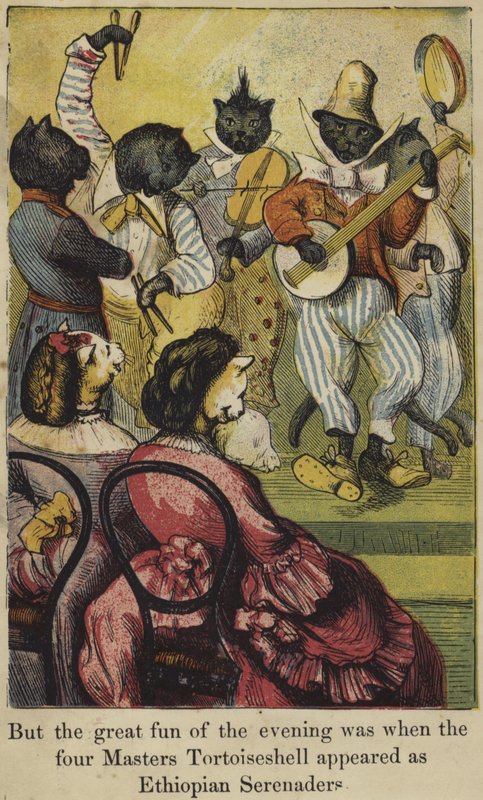 Masters Tortoiseshell Appear as Ethiopian Serenaders by English School