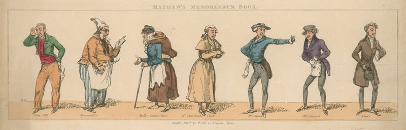 Mathews Memorandum Book by English School