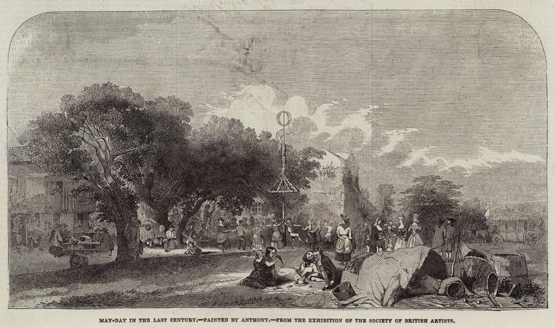 May-Day in the Last Century by English School