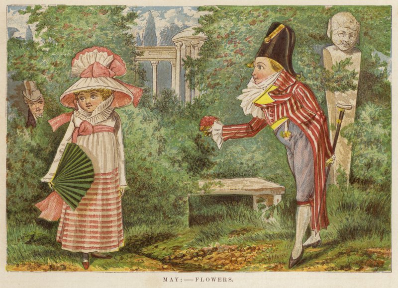 May: Flowers by English School