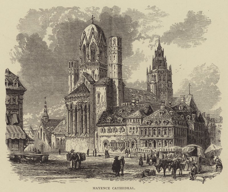 Mayence Cathedral by English School