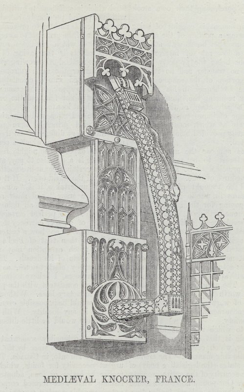 Mediaeval Knocker, France by English School