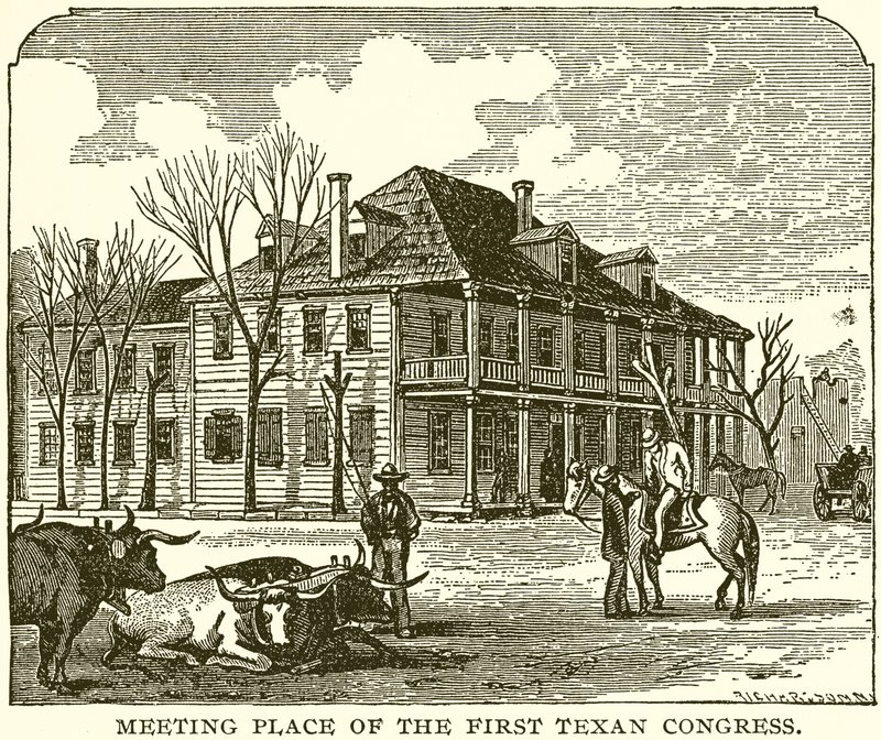 Meeting Place of the First Texan Congress by English School
