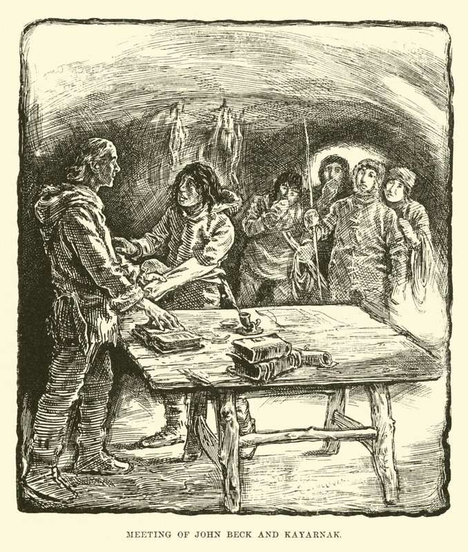 Meeting of John Beck and Kayarnak by English School