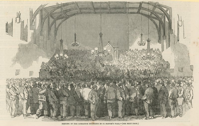 Meeting of the Operative Engineers by English School
