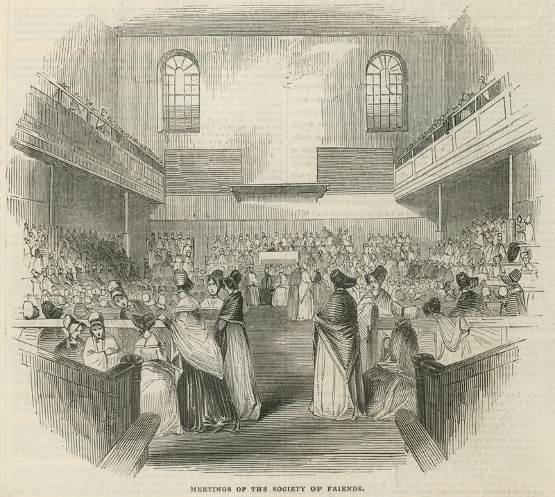 Meeting of the Society of Friends by English School