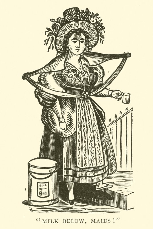 Milkmaid by English School