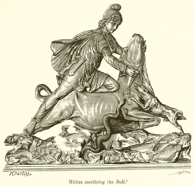 Mithra Sacrificing the Bull by English School