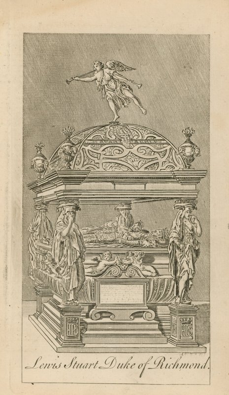 Monument to Lewis Stuart, Duke of Richmond by English School