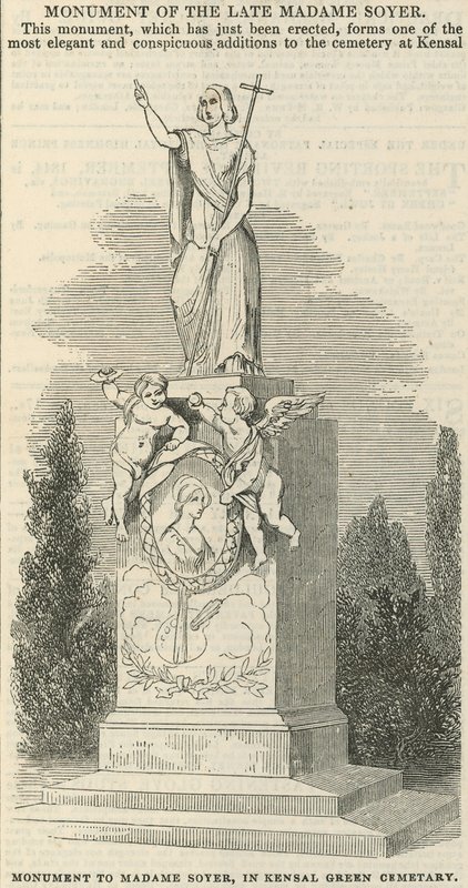 Monument to Madame Soyer by English School