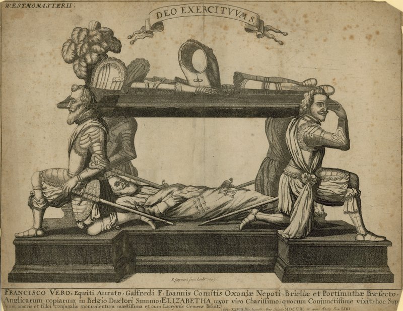 Monument to Sir Francis Vere by English School