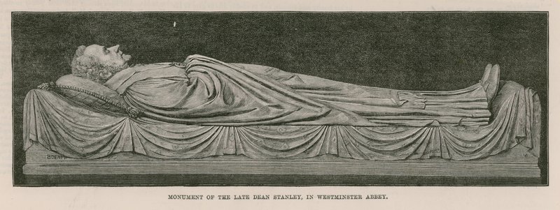 Monument to the Late Dean Stanley by English School