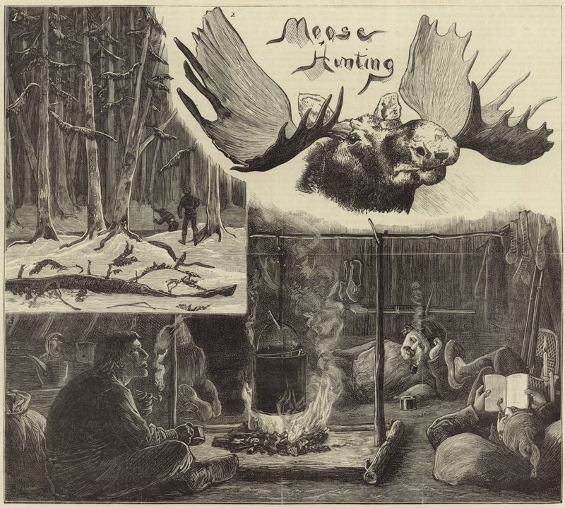 Moose hunting in Nova Scotia by English School