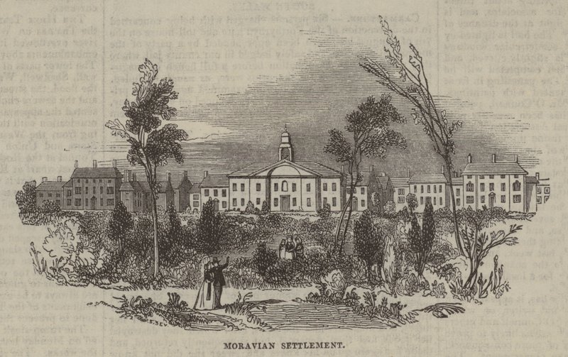 Moravian Settlement by English School