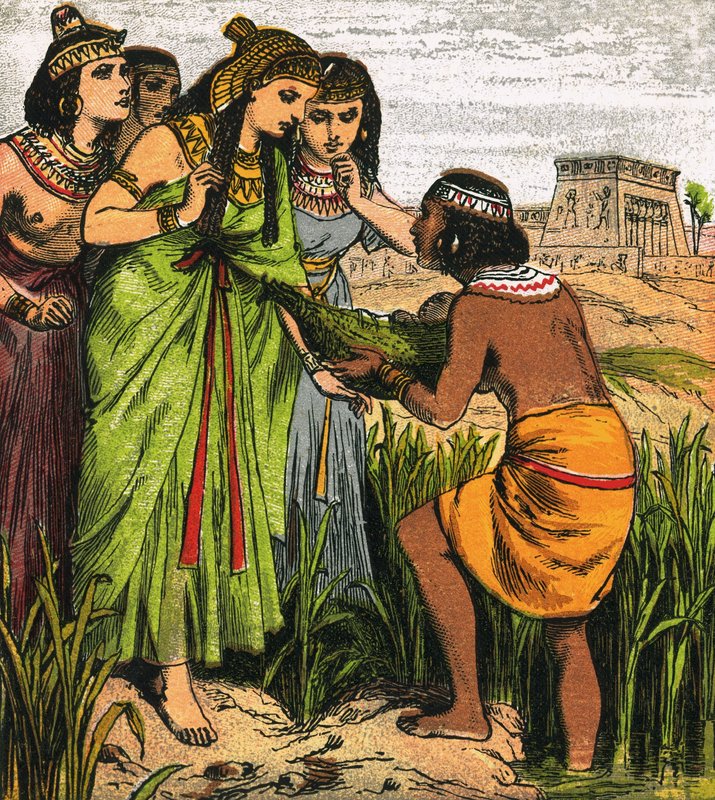 Moses discovered by English School