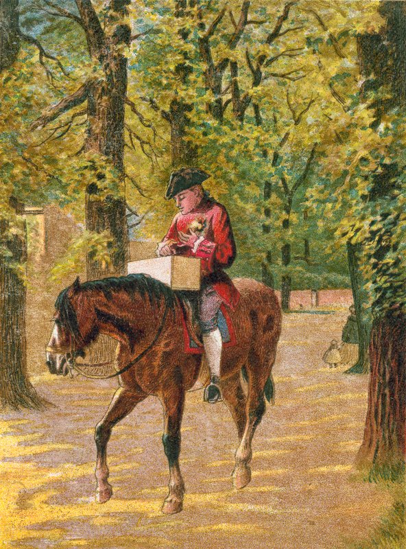 Moses Going to the Fair by English School