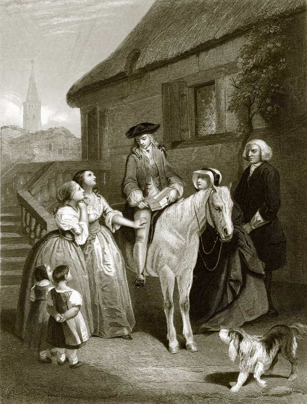Moses going to the fair by English School
