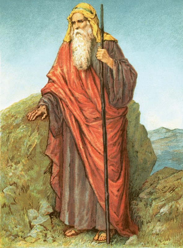 Moses viewing the promised land by English School