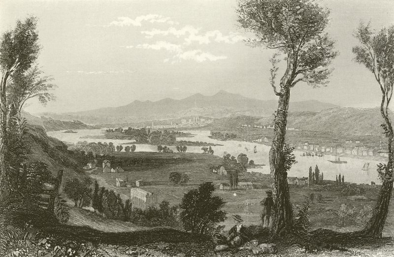 Mount Ida, On the Hudson by English School