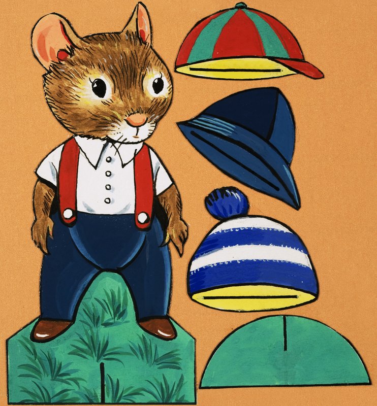 Mouse cut-out by English School