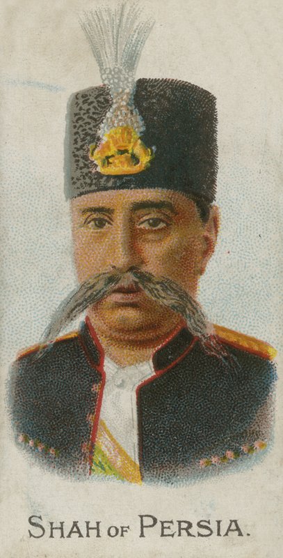 Mozaffar ad-Din, Shah of Persia by English School