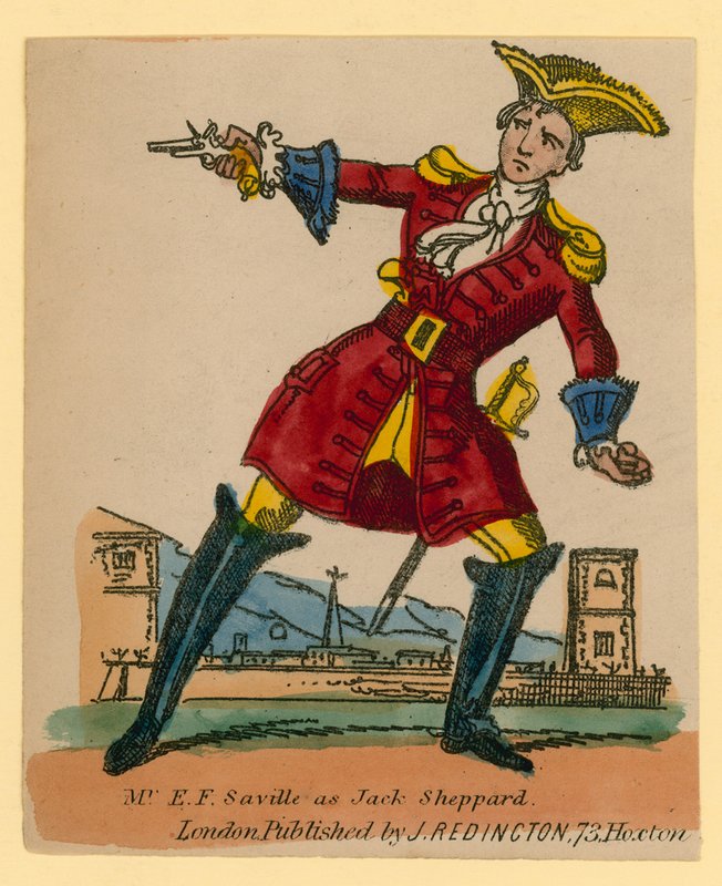 Mr E F Saville as Jack Sheppard by English School