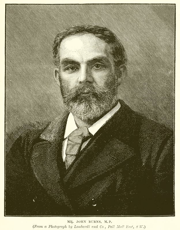 Mr. John Burns, M.P. by English School