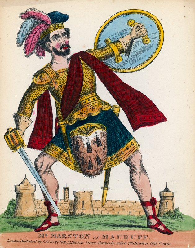 Mr Marston as Macduff by English School