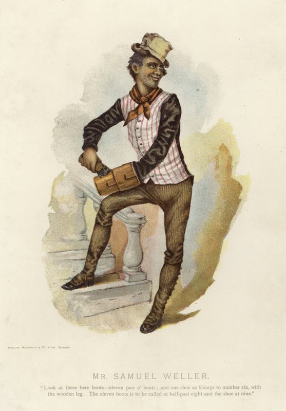 Mr Samuel Weller from Pickwick Papers by English School
