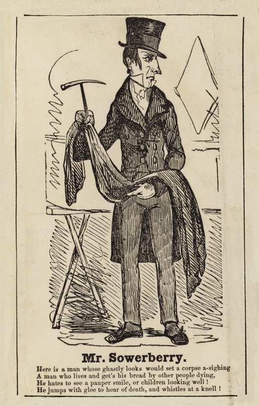 Mr Sowerberry from Oliver Twist by English School