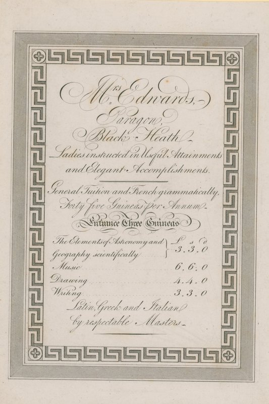 Mrs Edwards Paragon by English School