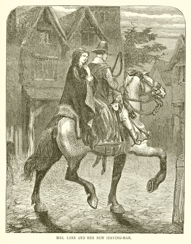 Mrs. Lane and her New Serving-Man by English School
