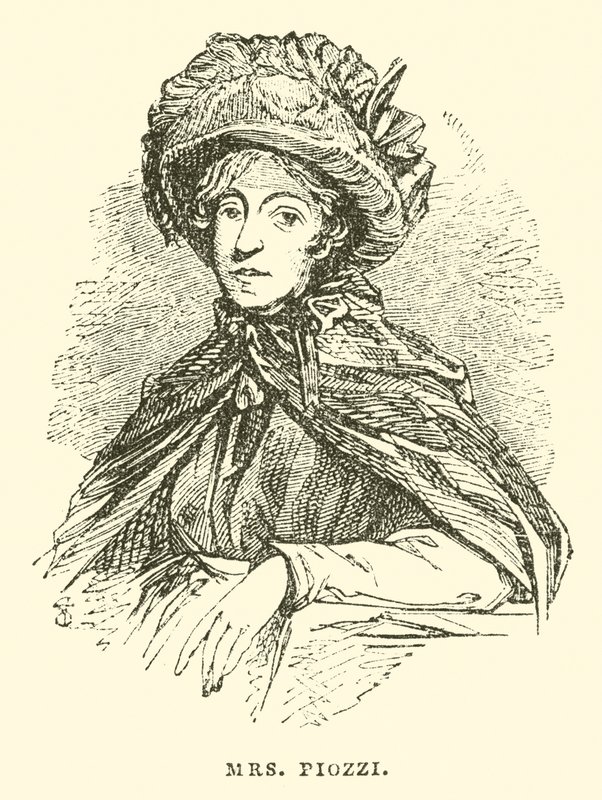 Mrs Piozzi by English School
