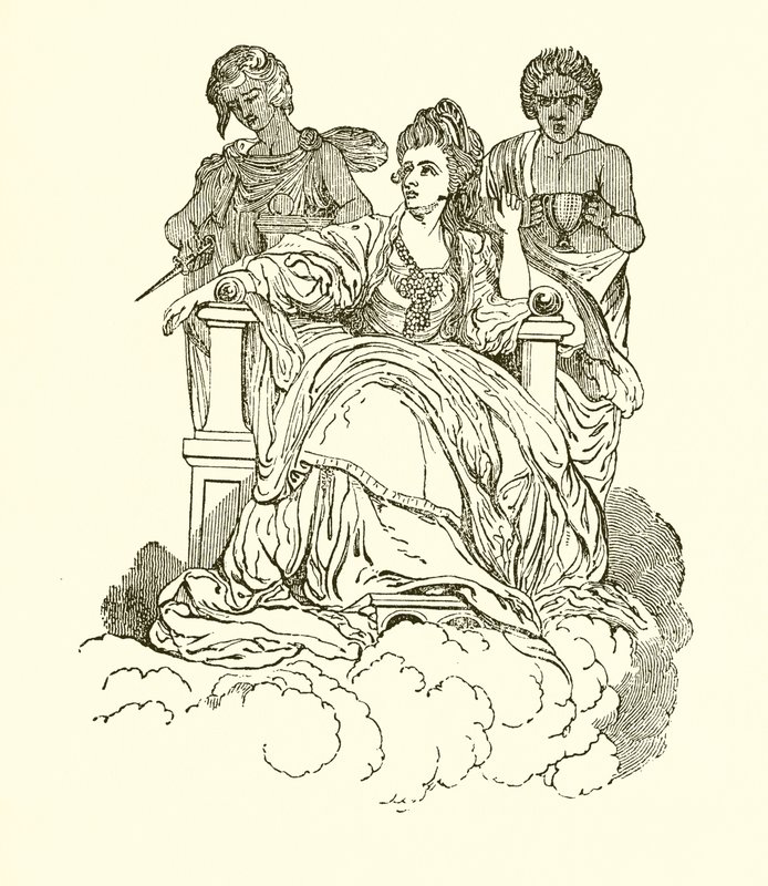 Mrs. Siddons as the Tragic Muse by English School
