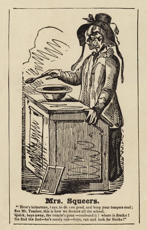 Mrs Squeers from Nicholas Nickleby by English School