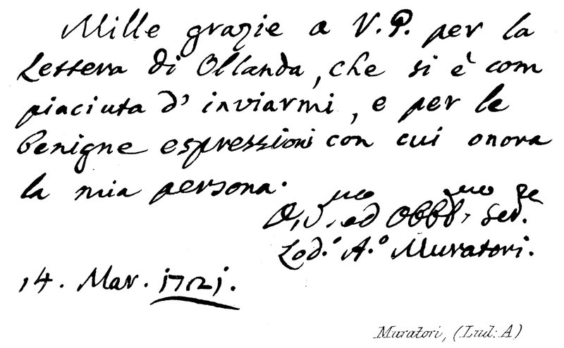 Ludovico Antonio Muratori by English School