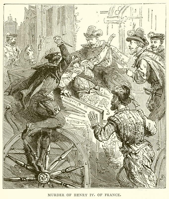 Murder of Henry IV of France by English School