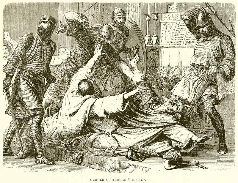 Murder of Thomas a Becket by English School