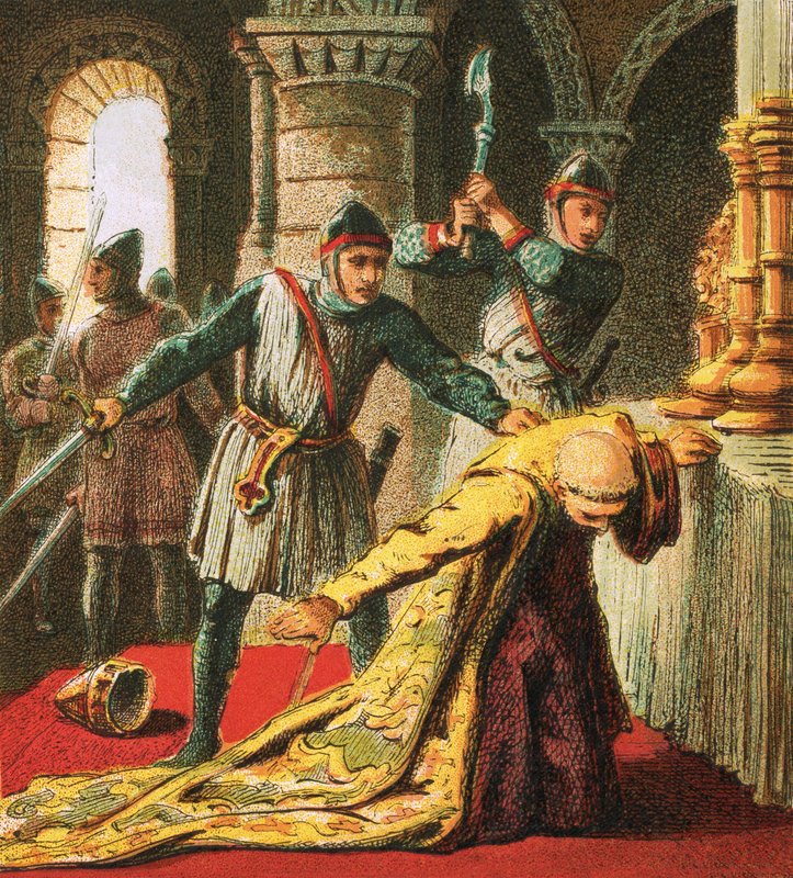 Murder of Thomas a Becket by English School