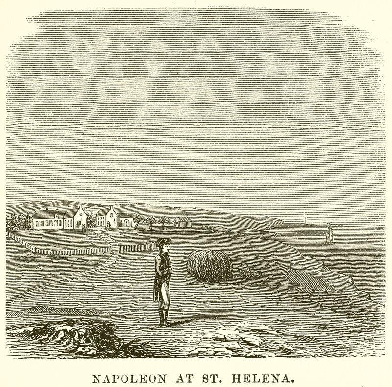 Napoleon at St. Helena by English School