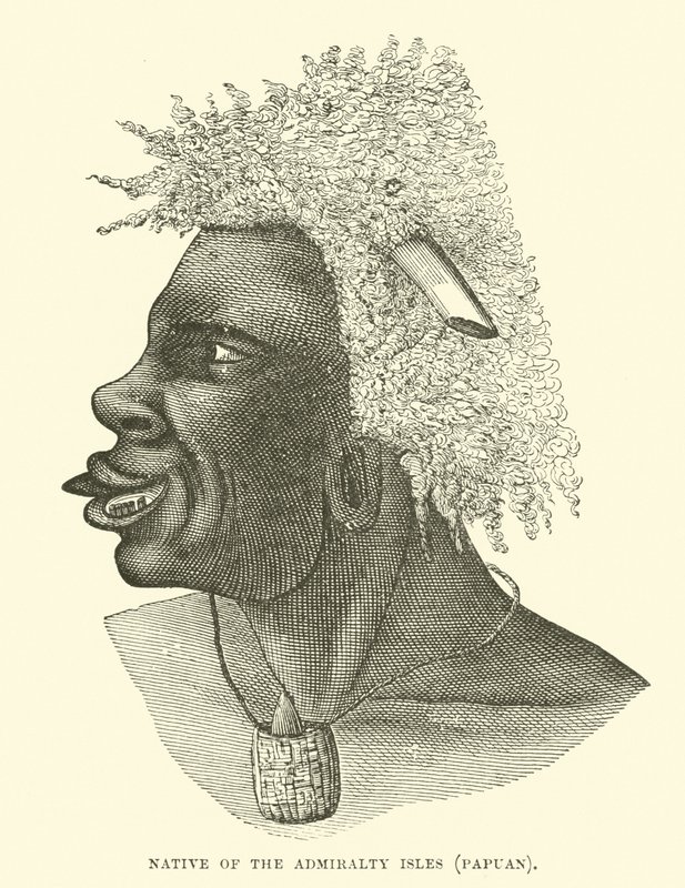 Native of the Admiralty Isles, Papuan by English School