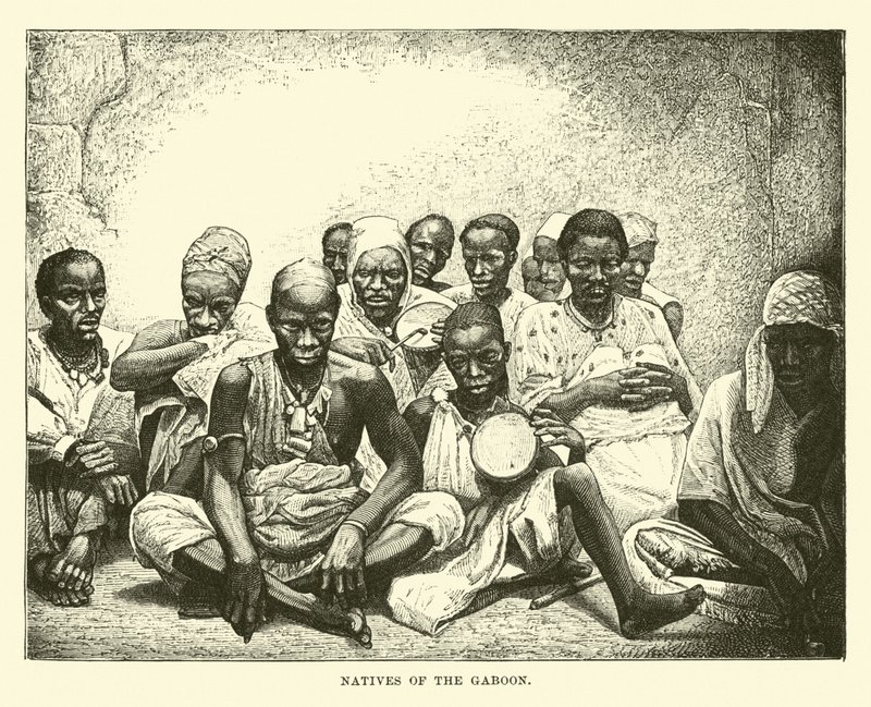 Natives of the Gaboon by English School