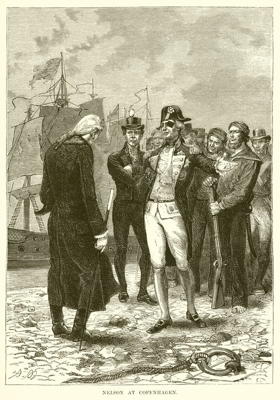 Nelson at Copenhagen by English School