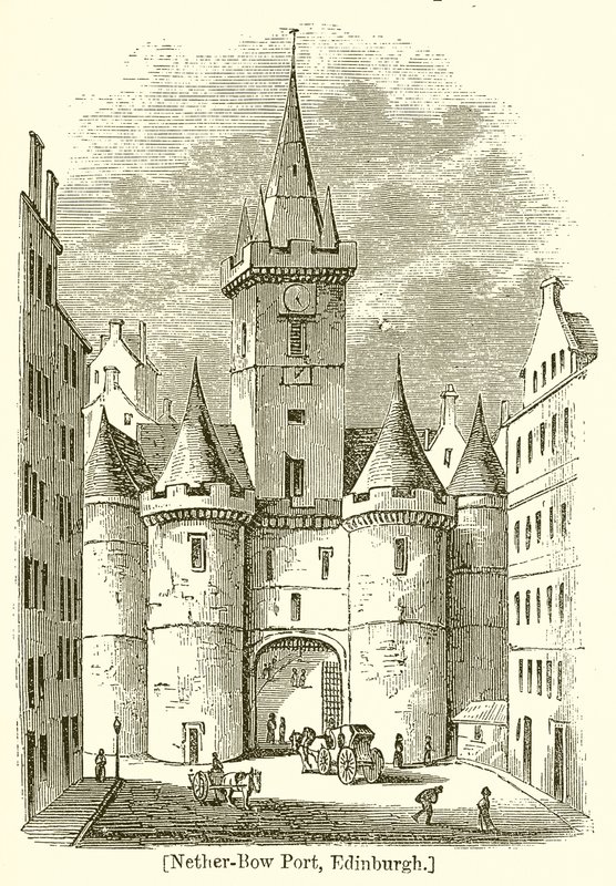 Nether-Bow Port, Edinburgh by English School