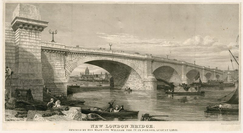 New London Bridge by English School