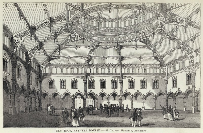 New Roof, Antwerp Bourse by English School