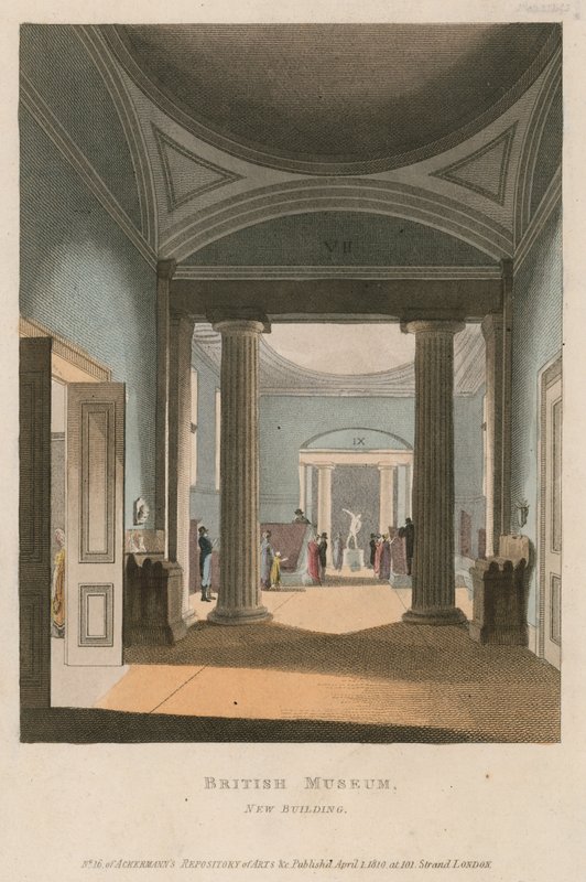 New Building of the British Museum by English School