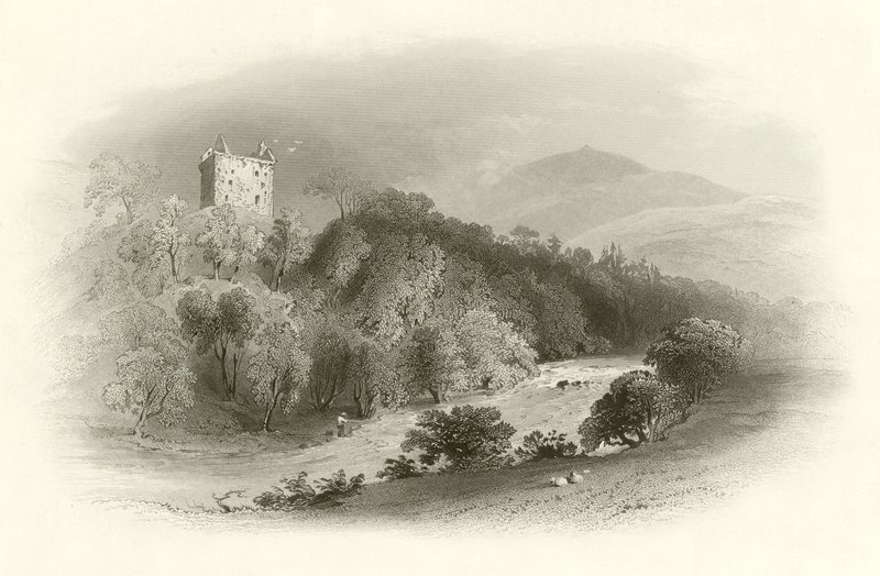 Newark Castle by English School