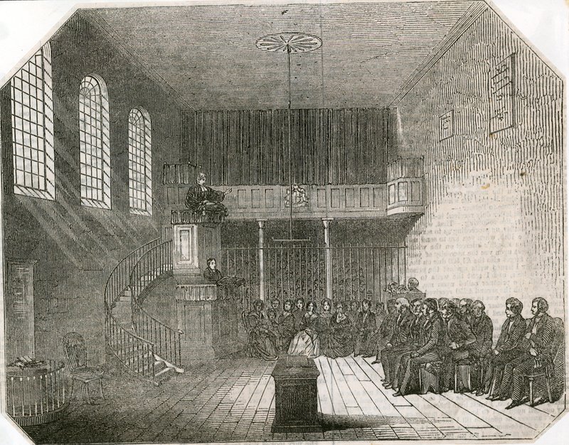 Newgate Chapel by English School
