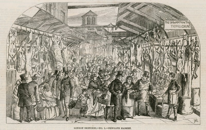 Newgate Market by English School